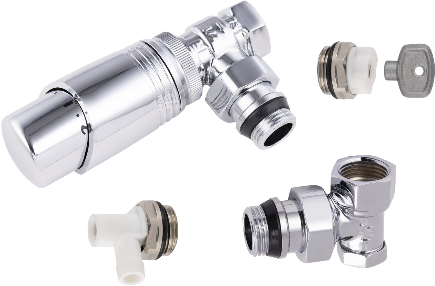 Noyon et Thiebault Kit thermostatique radiateur chromé