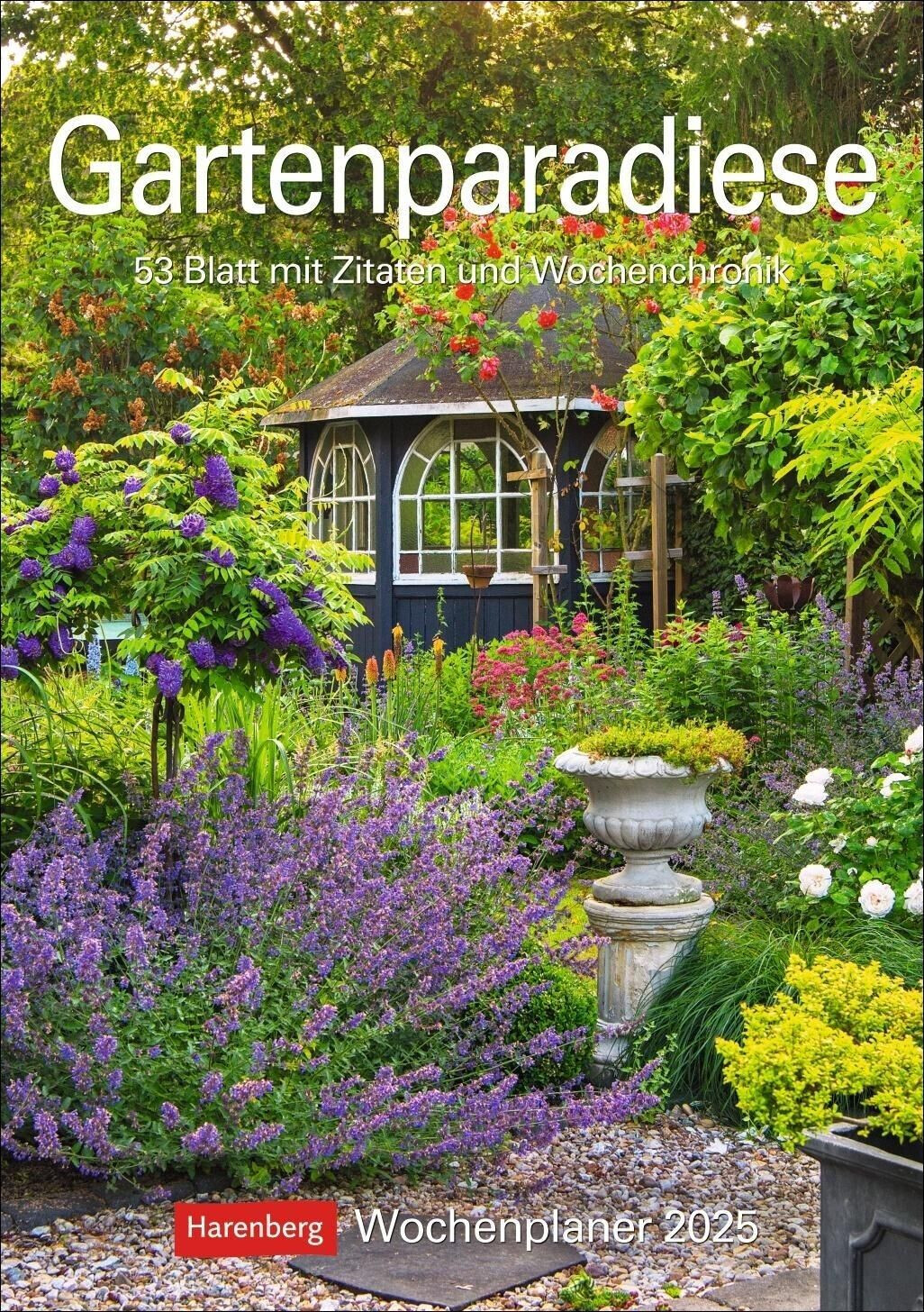Harenberg Gartenparadiese Wochenplaner 2025 (German)