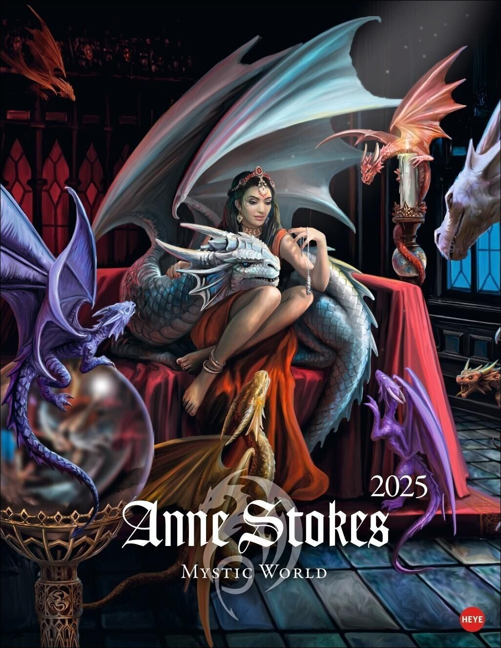 Heye Anne Stokes: Mystic World Posterkalender 2025 34x44cm (German)