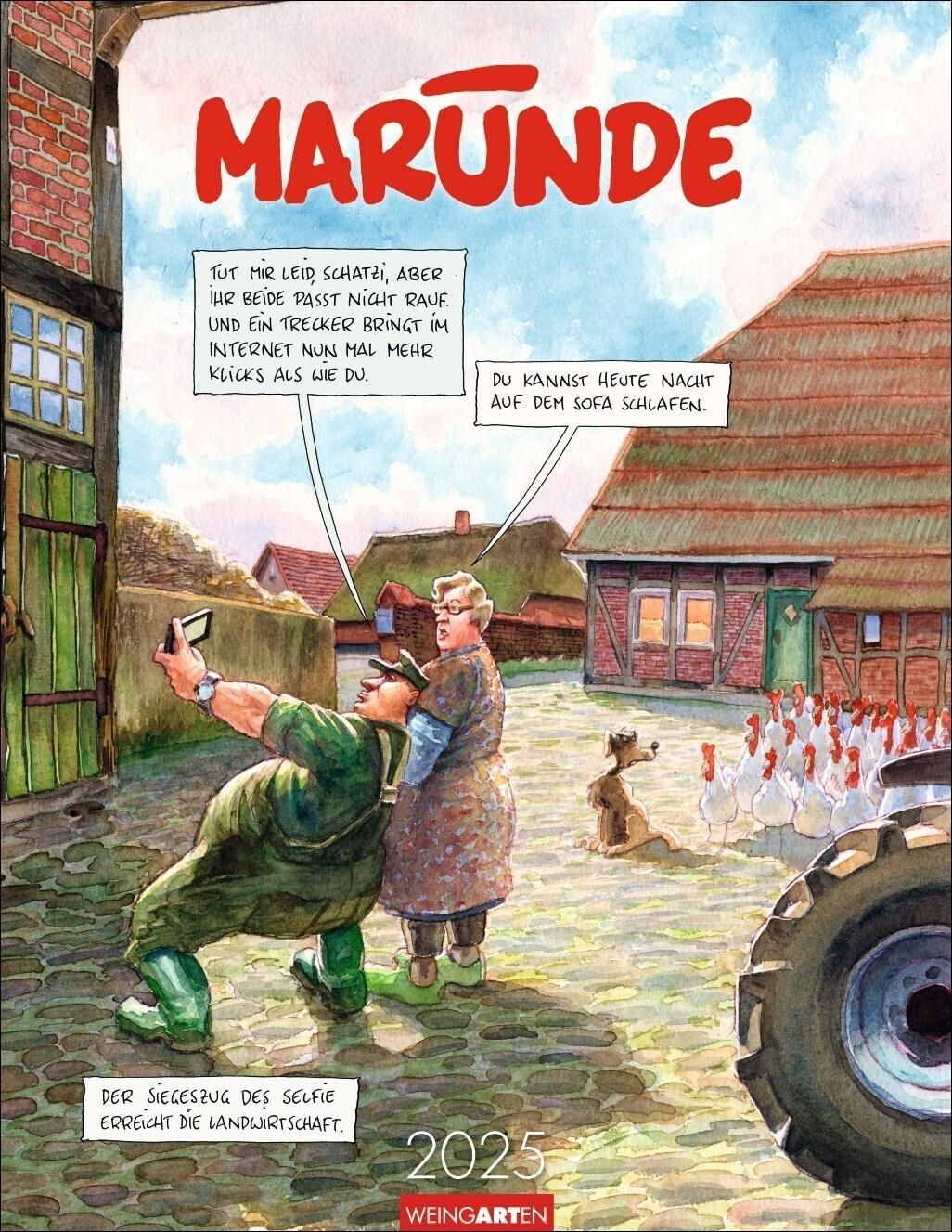 Weingarten Verlag Marunde Kalender 2025 34x44cm (German)