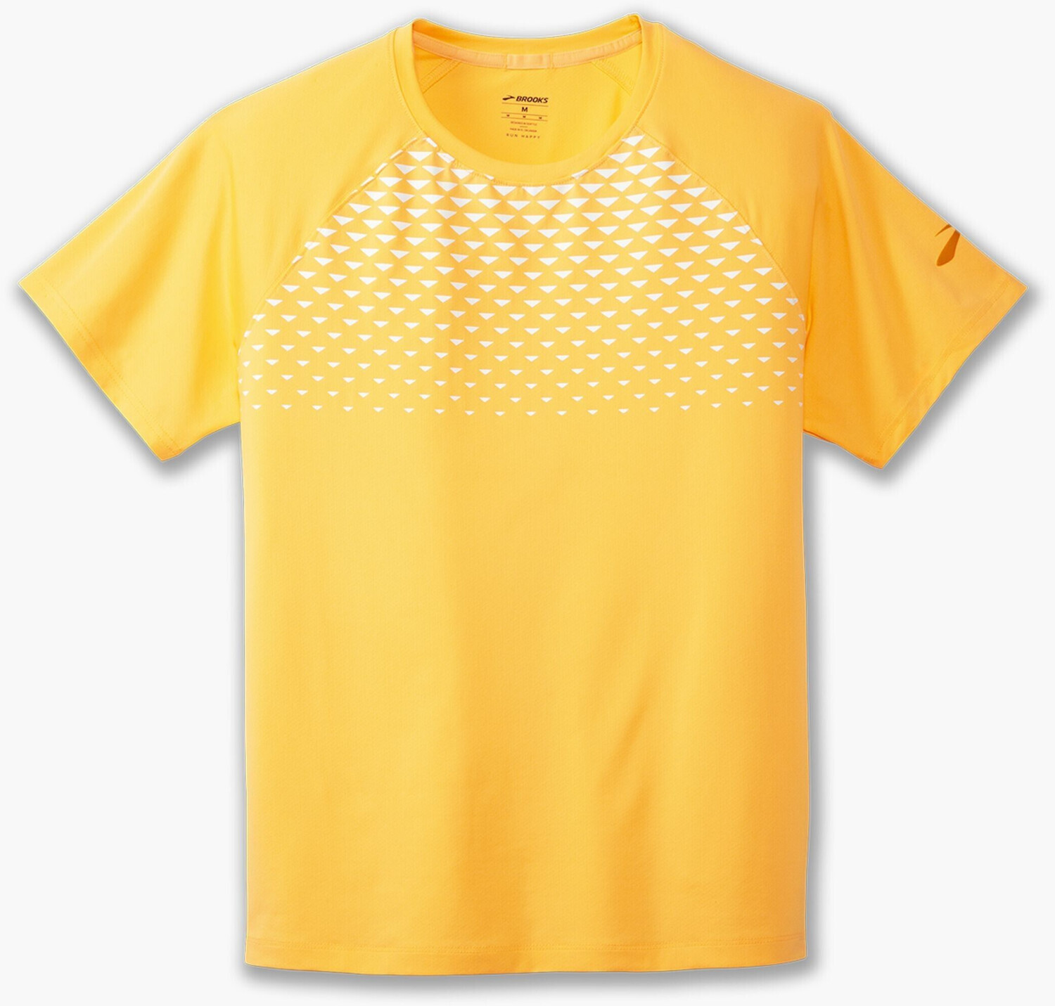 Brooks Atmosphere Short Sleeve 2.0 (211455) orange pop/tempo print