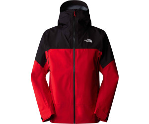 Red and black north face windbreaker sales