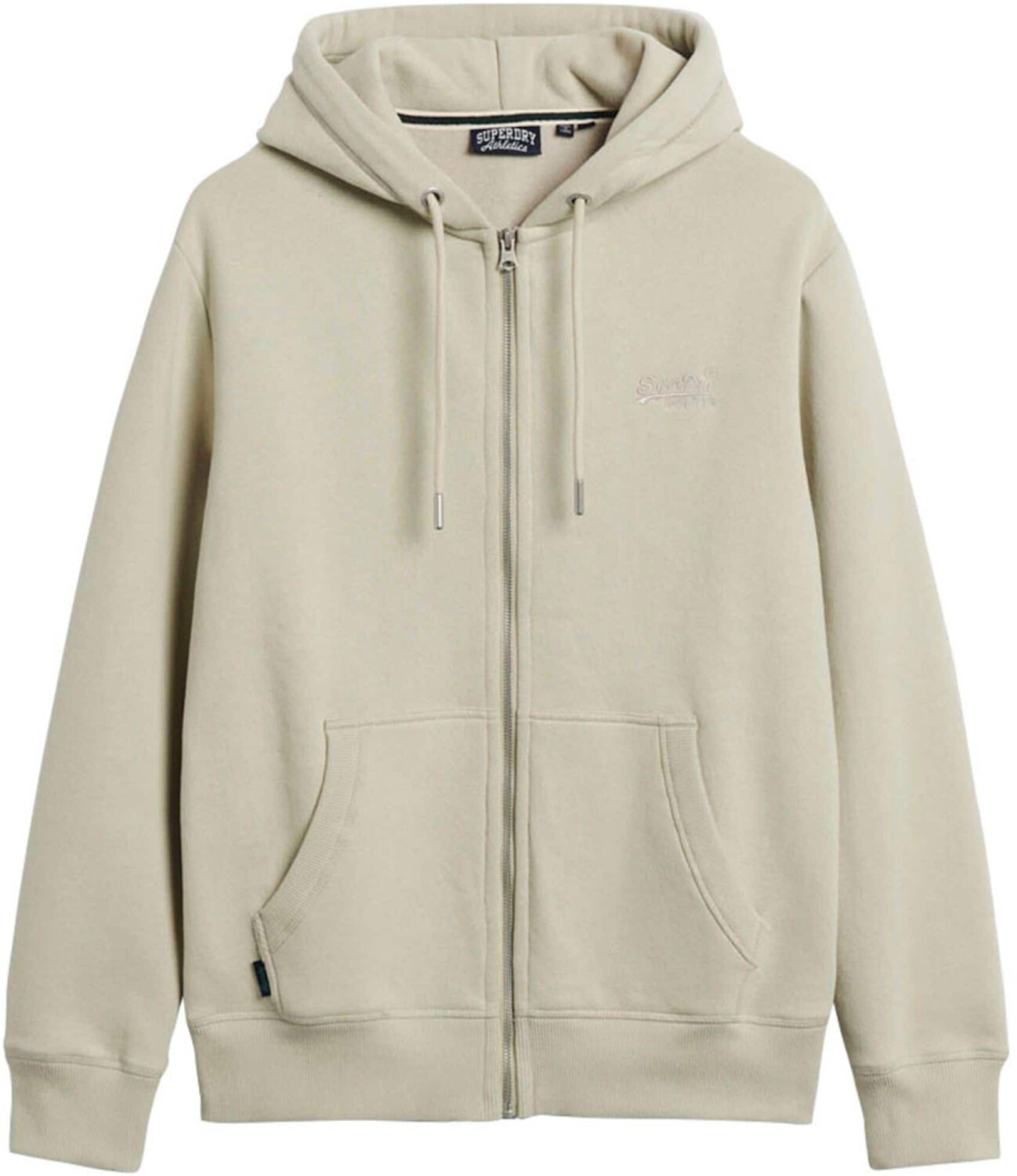 Superdry Essential Logo Full Zip Sweatshirt (M2013116B) beige