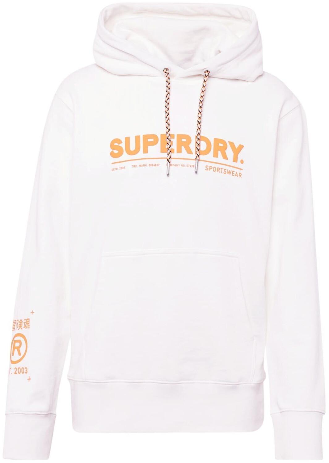 Superdry Utility Sport Logo Loose Hoodie (M2013524A-1KZ) weiß