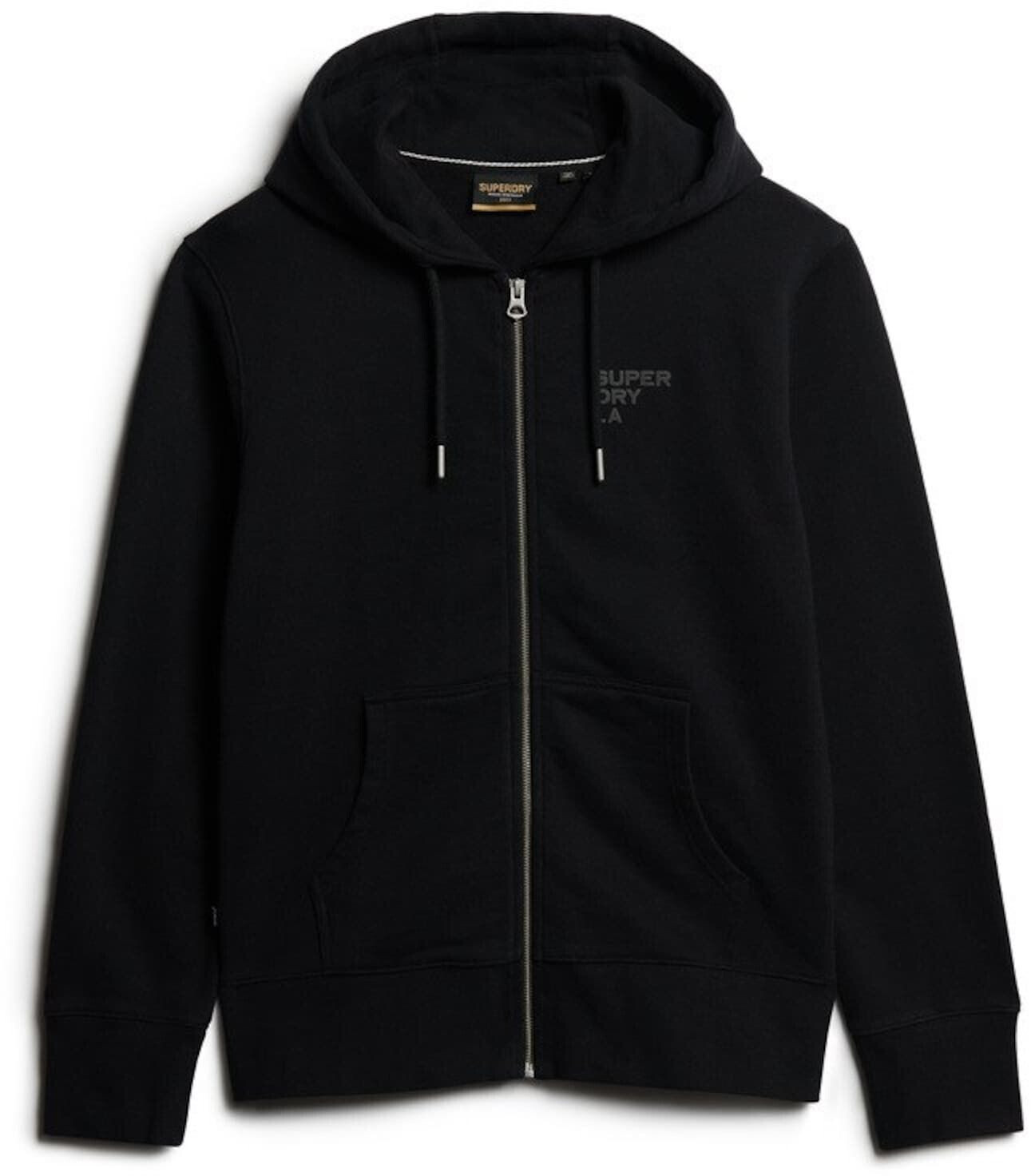 Superdry Luxury Sport Loose Full Zip Sweatshirt (M2013535A-02A) black