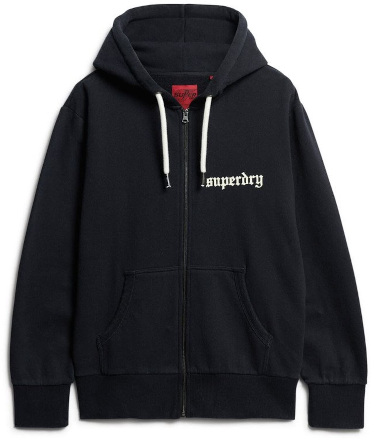 Superdry Tattoo Graphic Loose Full Zip Sweatshirt (M2013582A-12A) black