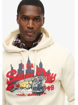 Superdry New York Vl Graphic Hoodie M2013705A 3KU weiB ab 89 99 Preisvergleich bei idealo