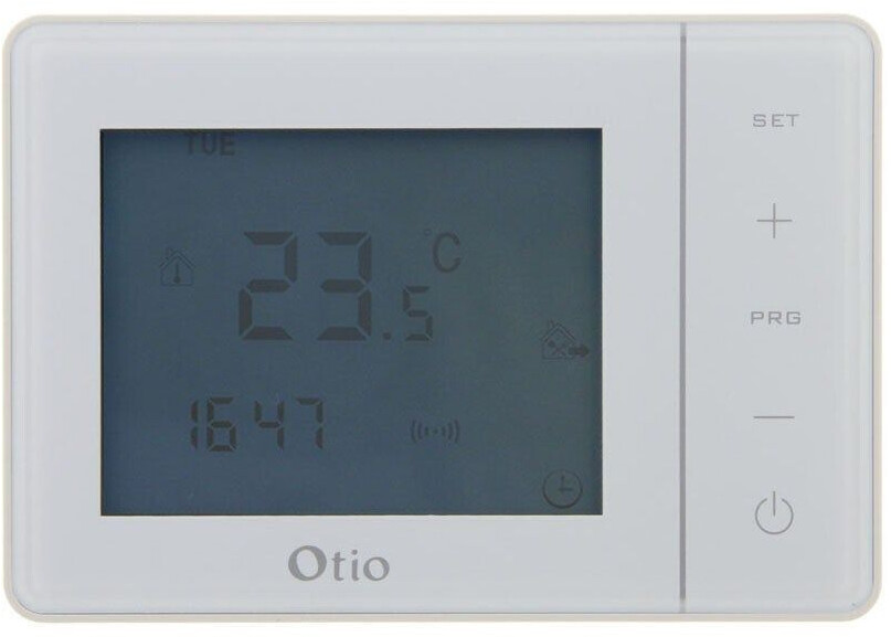 Otio Thermostat programmable filaire blanc