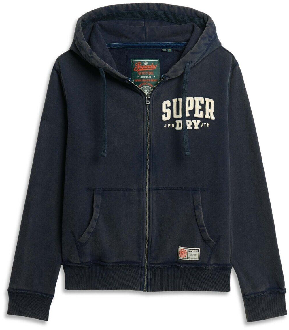 Superdry Vintage Athletic Full Zip Sweatshirt M2014116A au meilleur prix sur idealo