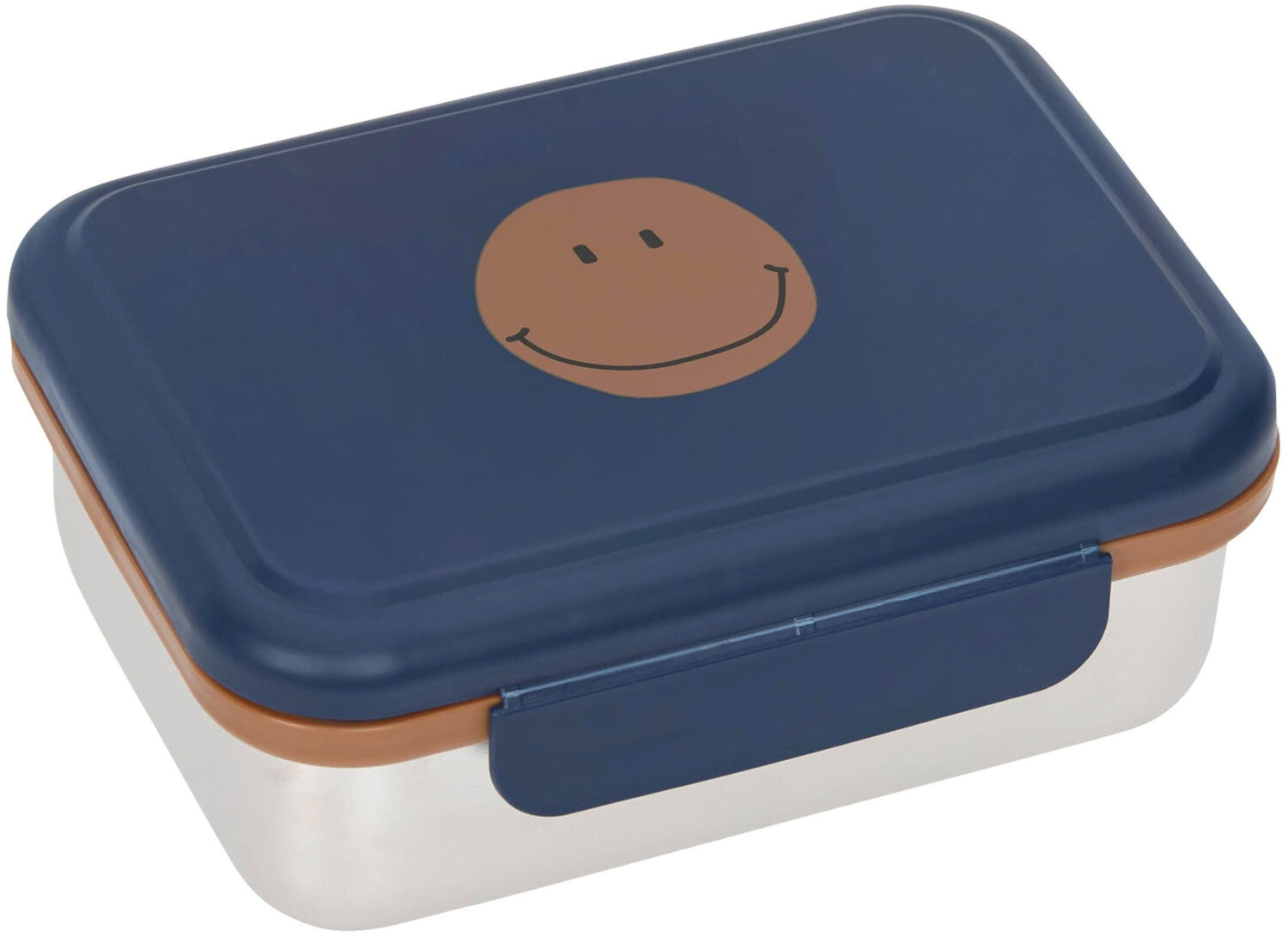 Lässig Stainless Steel Lunchbox Little Gang Smile Blue
