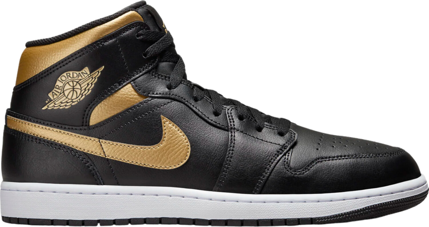 Nike Air Jordan 1 Mid DQ8426 black white metallic gold desde 109 99 Compara precios en idealo
