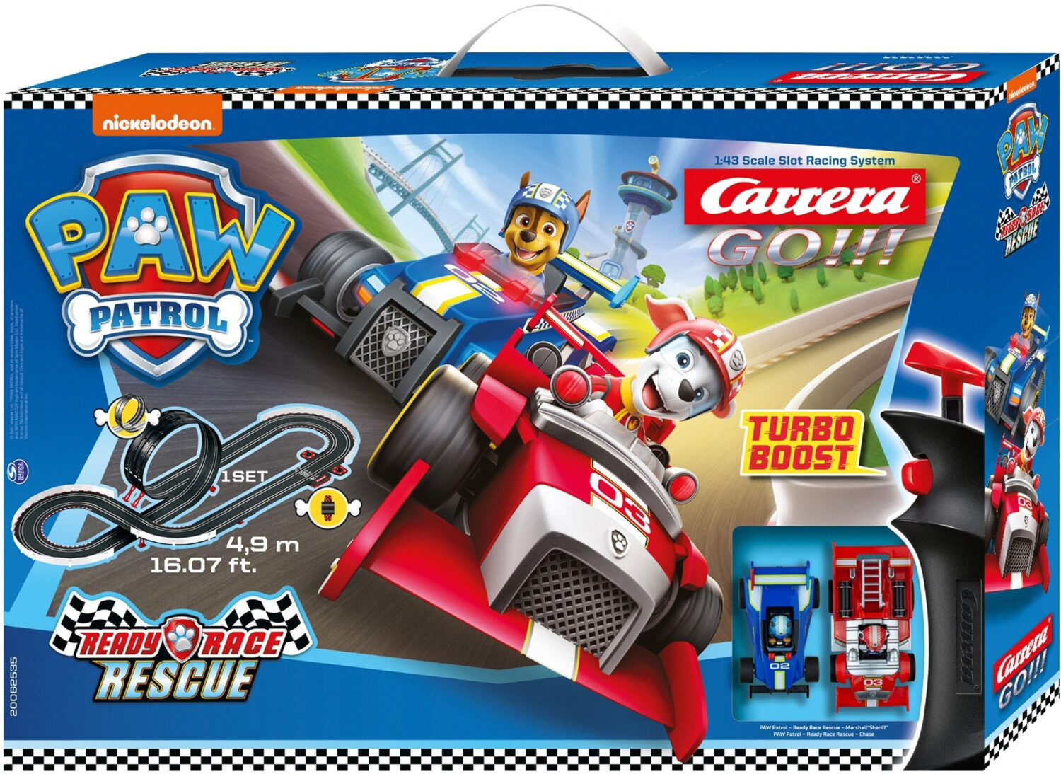 Carrera Paw Patrol - Ready Race Rescue Set 4,9m (20062535)