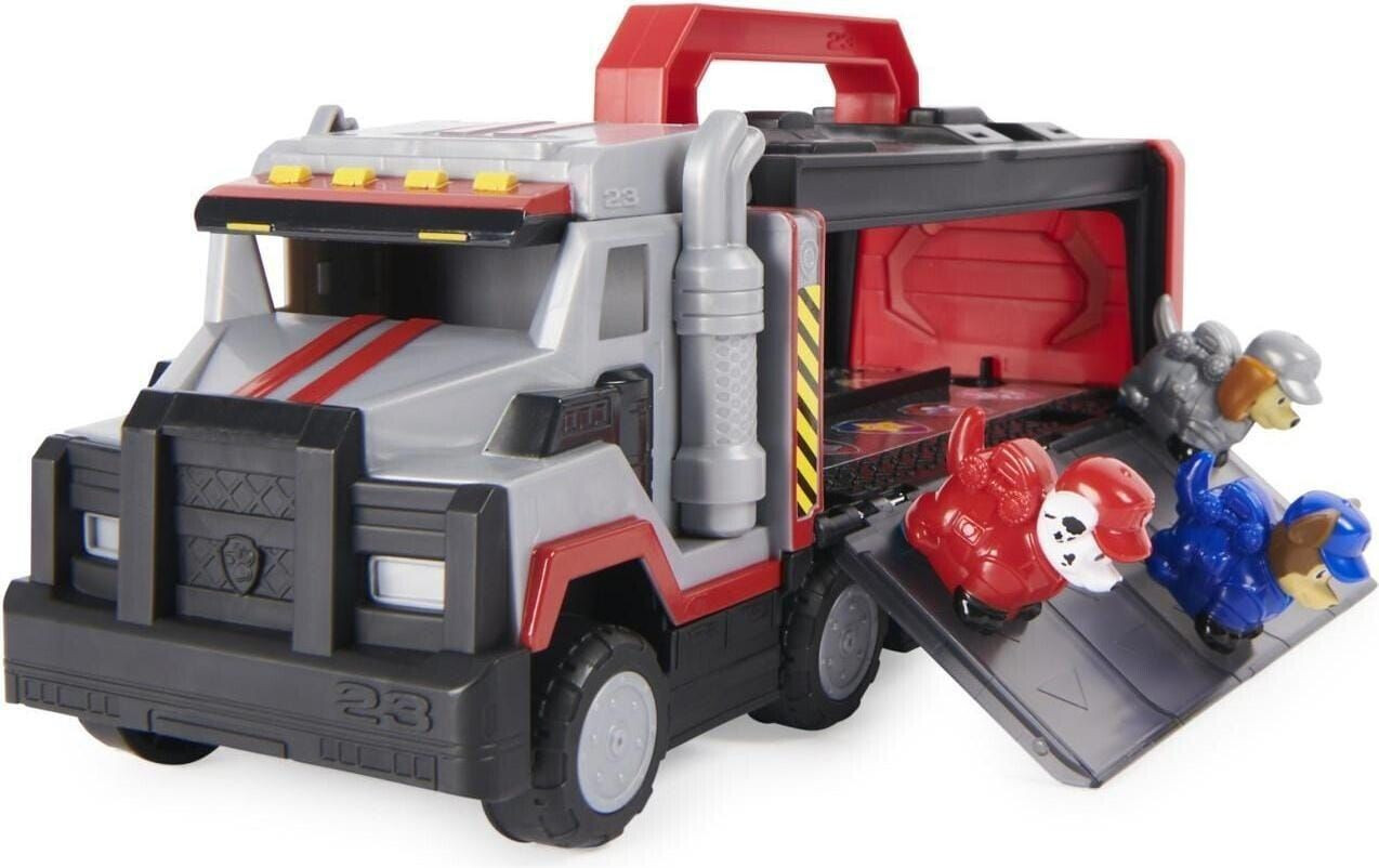 Spin Master Paw Patrol Big Truck Pups - Al Truck Storage Case + 3 figures