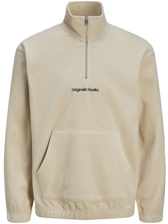 Jack & Jones Vesterbo Half Zip Sweatshirt (12262981) oatmeal