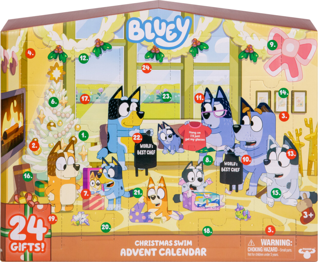 Moose Toys Bluey Christmas Swim Advent Calendar (300182) ab 29,99