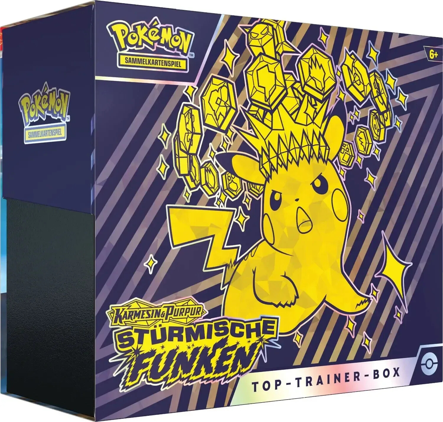 Pokémon Karmesin & Purpur Stürmische Funken Top Trainer Box (DE)