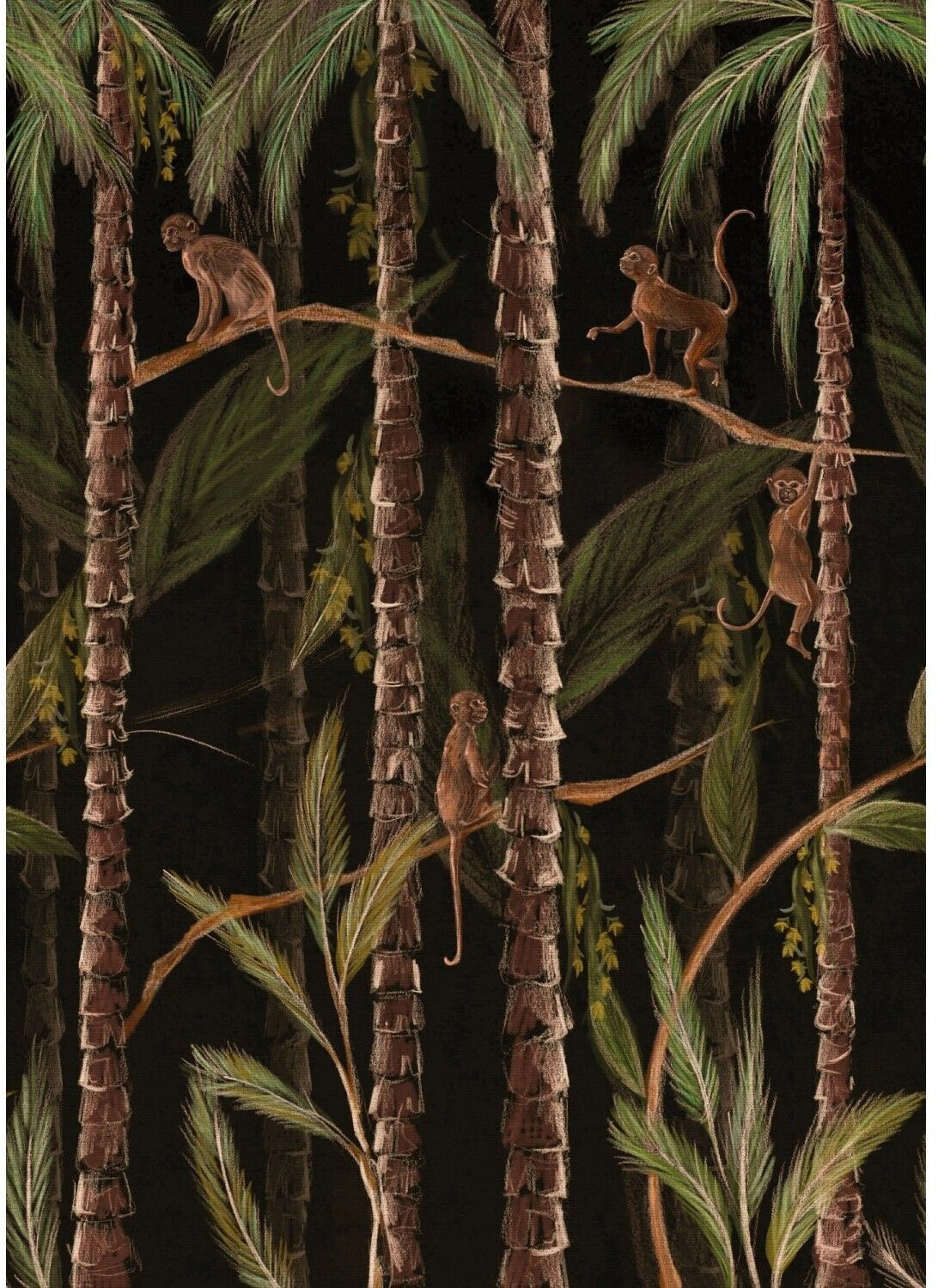 Art for the home Monkey jungle 280 x 200 cm