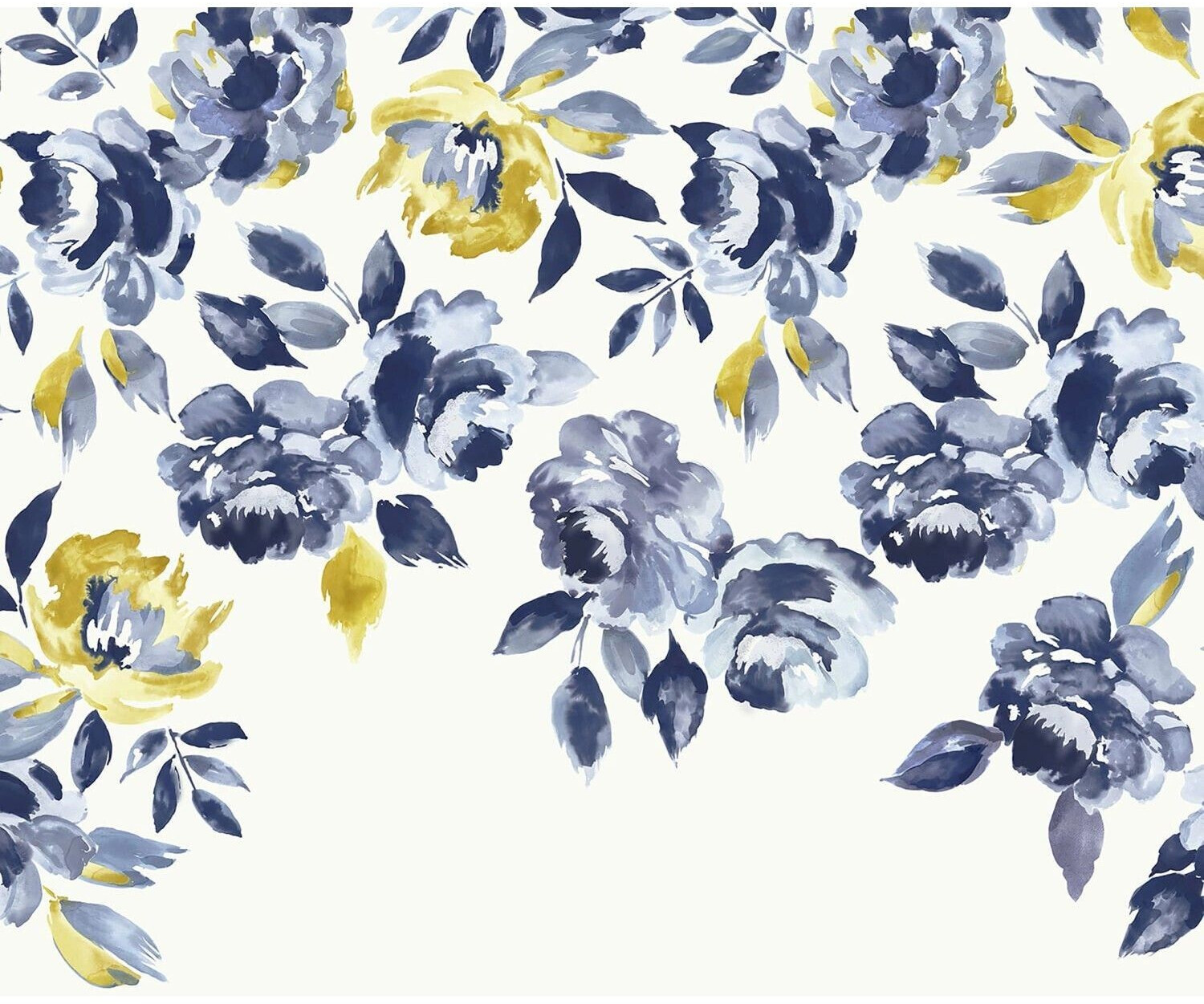 Joules Ocean Bloom Crème 300 cm x 280 cm blue-Grün
