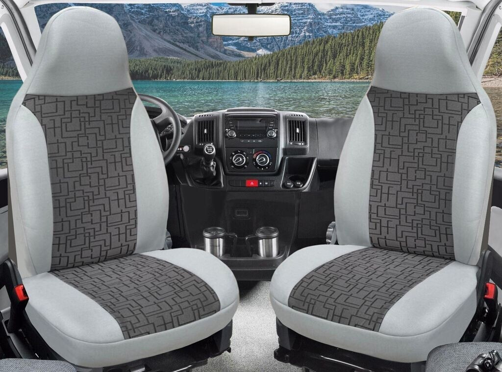 Bremer Sitzbezüge seat covers for Camper Camper Ducato 823 grey