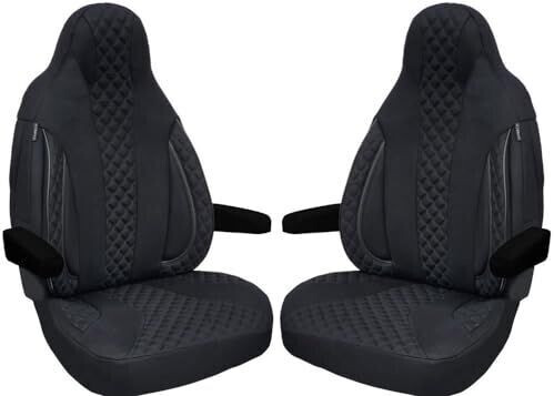 Bremer Sitzbezüge Seat covers for FIAT Ducato Citroen Jumper Peugeot Boxer in black (WPL404)