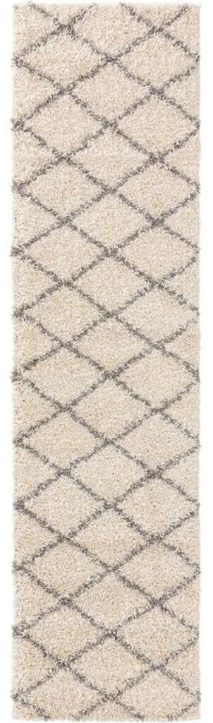 Benuta Shaggy carpet runner Soho 80x300 cm Creame