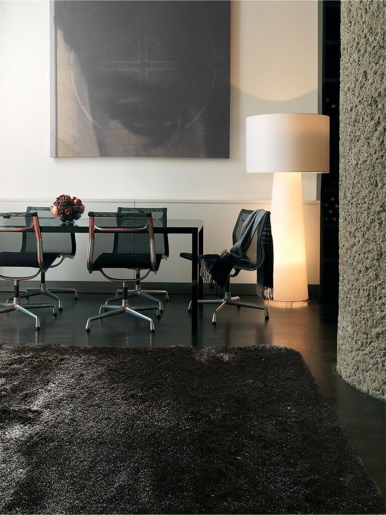 Benuta Shaggy rug Whisper anthracite 80x150 cm