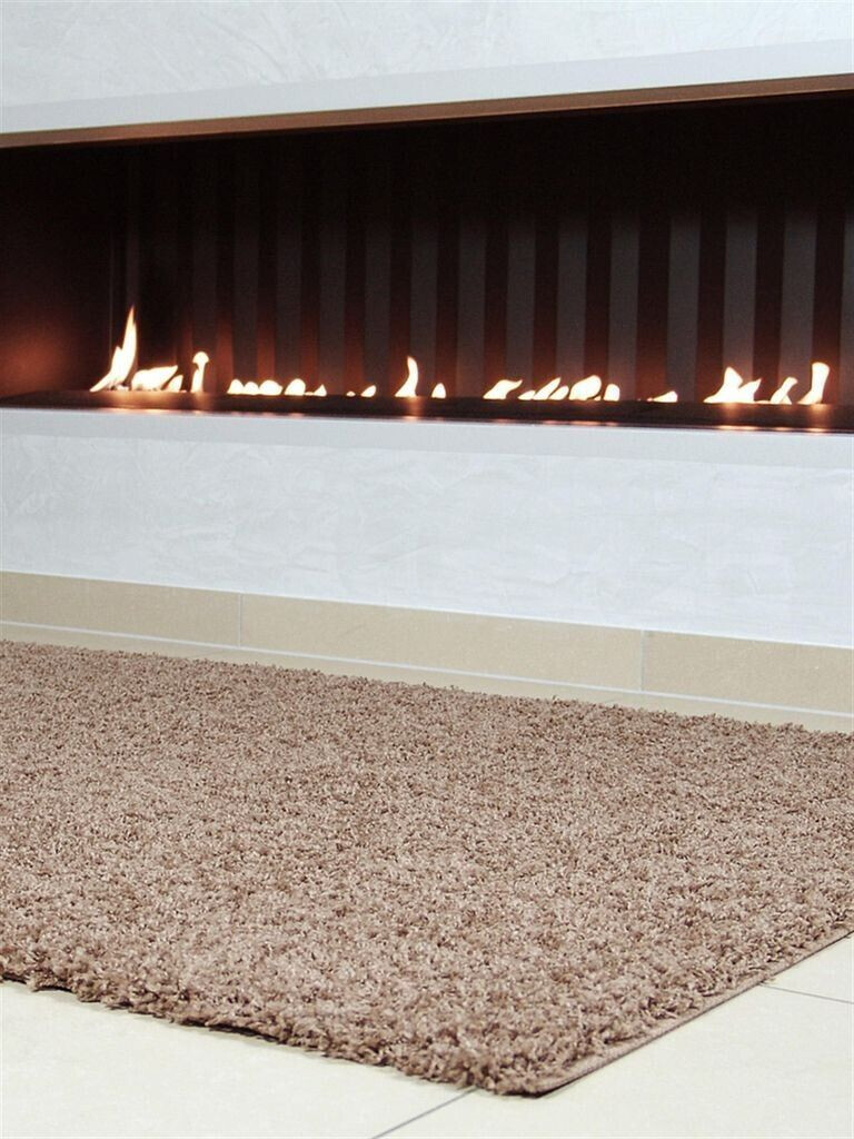 Benuta Shaggy rug Swirls Taupe 80x150 cm