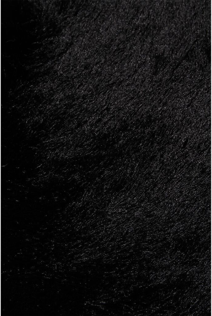 Benuta Shaggy rug Whisper Black 80 cm round