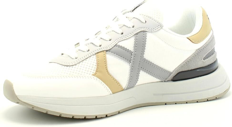 Munich Soon 57 ecopelle/tessuto white/grey