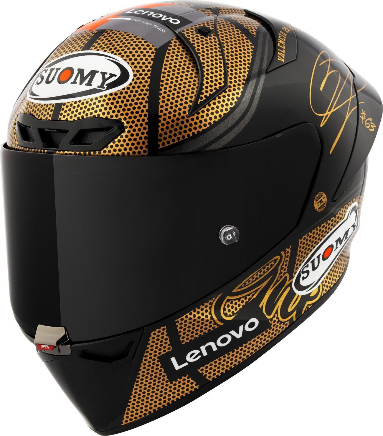 Suomy S1-XR GP Pecco Bagnaia 2023 Replica gold/black