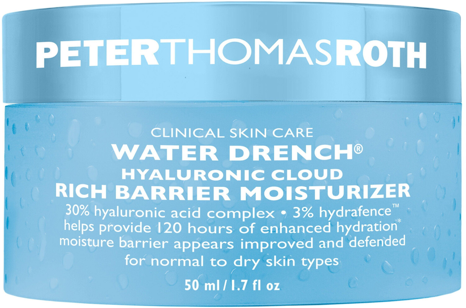 Peter Thomas Roth Water Drench Hyaluronic Cloud Rich Barrier Moisturizer (50 ml)