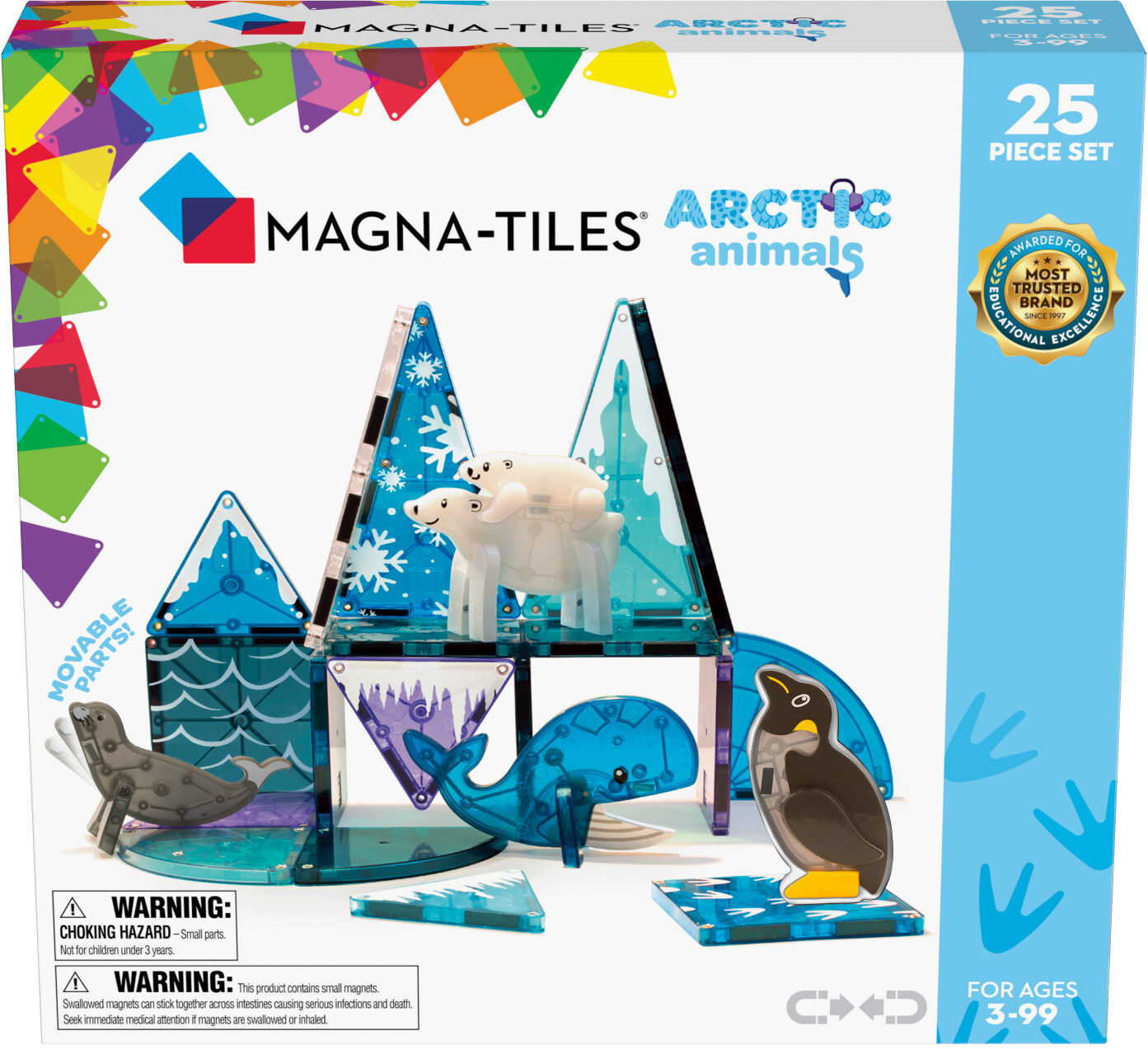 Magna-Tiles Artic Animals 25 pcs set (90221)