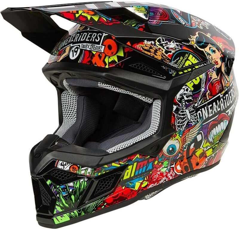 O'Neal 3SRS MX Helmet Kids V24 Crank black/multi