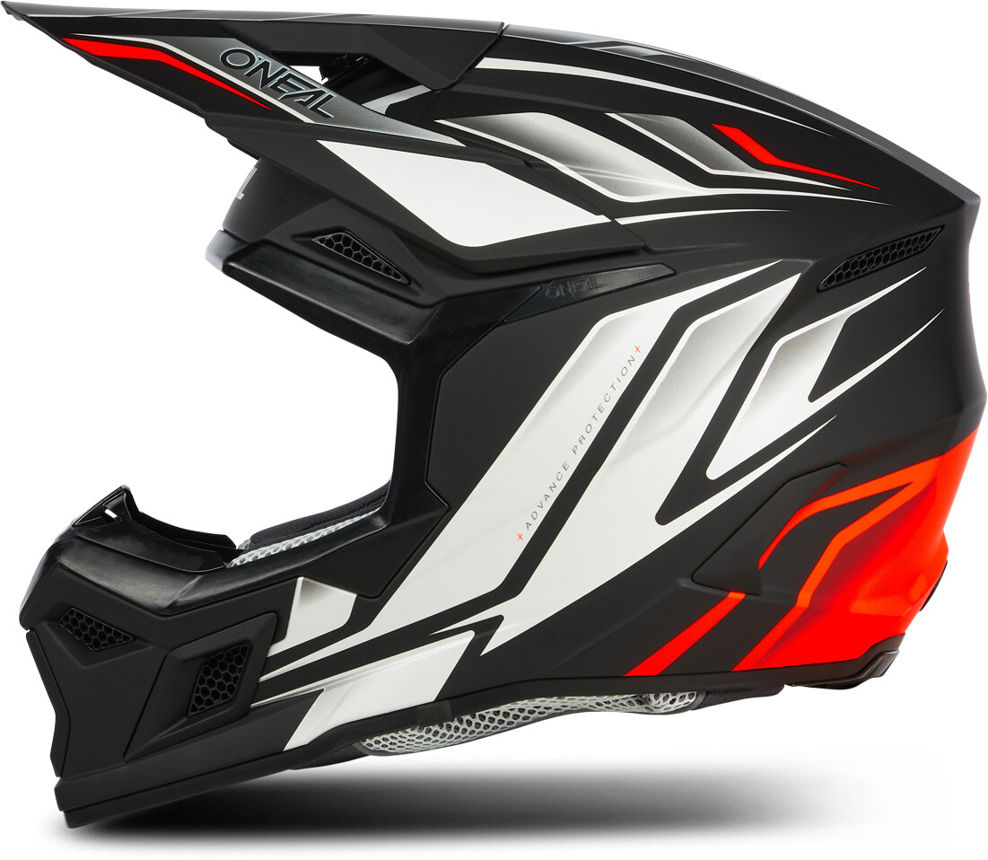 O'Neal 3SRS MX Helmet Kids V24 Vertical black/white/red