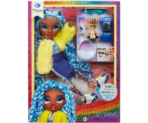 Poupée Rainbow High Sparkle and Shine Leilani avec des bulles magiques dans ses