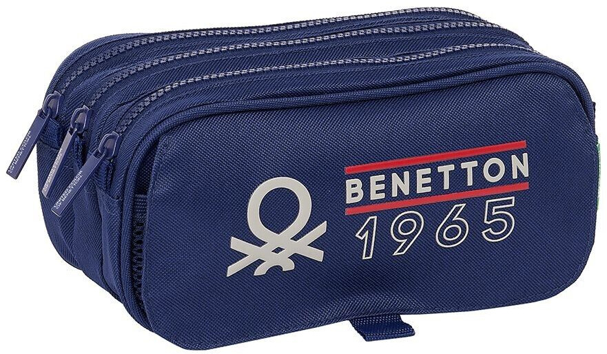 Safta Big Triple Pencil Case Benetton Varsity