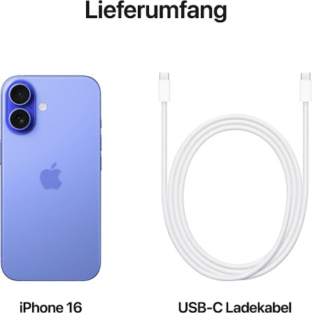 Apple iPhone 16 128GB Ultramarin, Bild 18