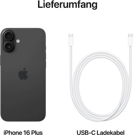 Apple iPhone 16 Plus 256GB Schwarz, Bild 15