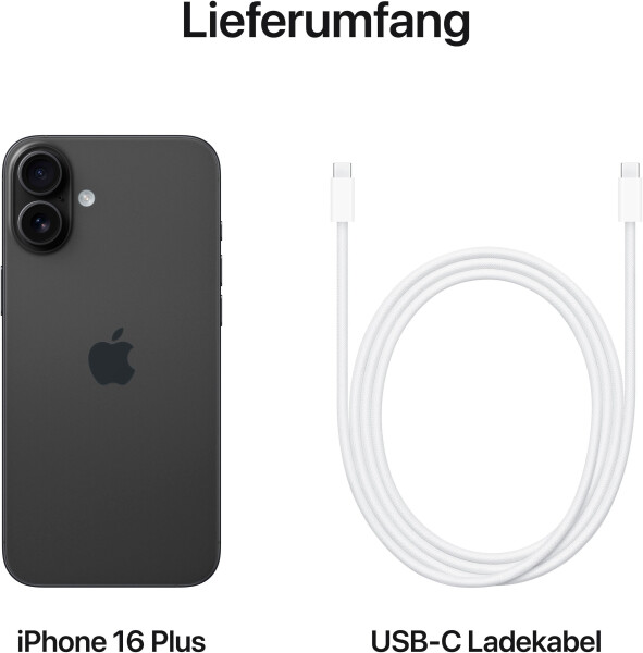 Apple iPhone 16 Plus 512GB Schwarz, Bild 6