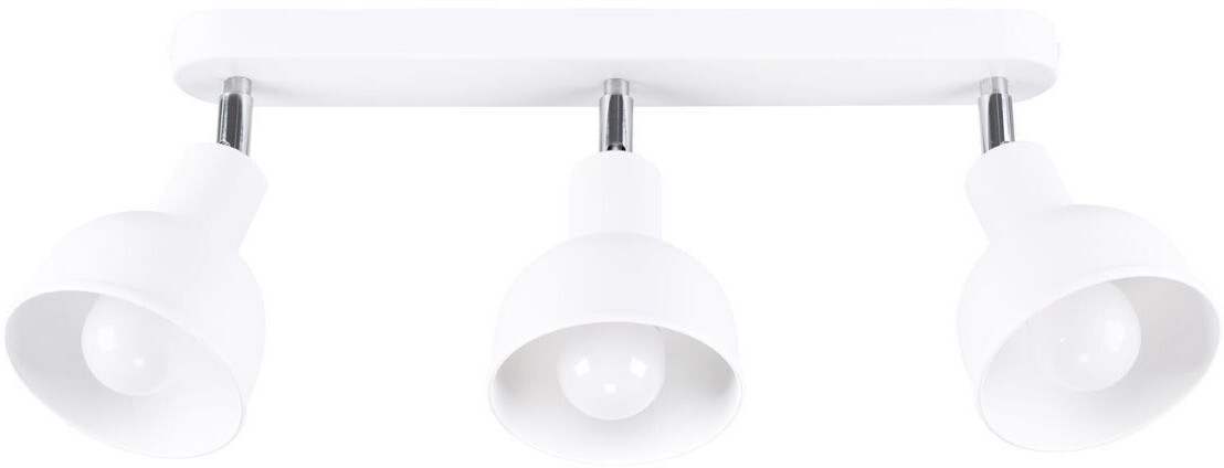 Sollux SL.1315 Ceiling light ELBA 3 E27 3 x max.15W LED steel white W: 24cm H: 18.5cm