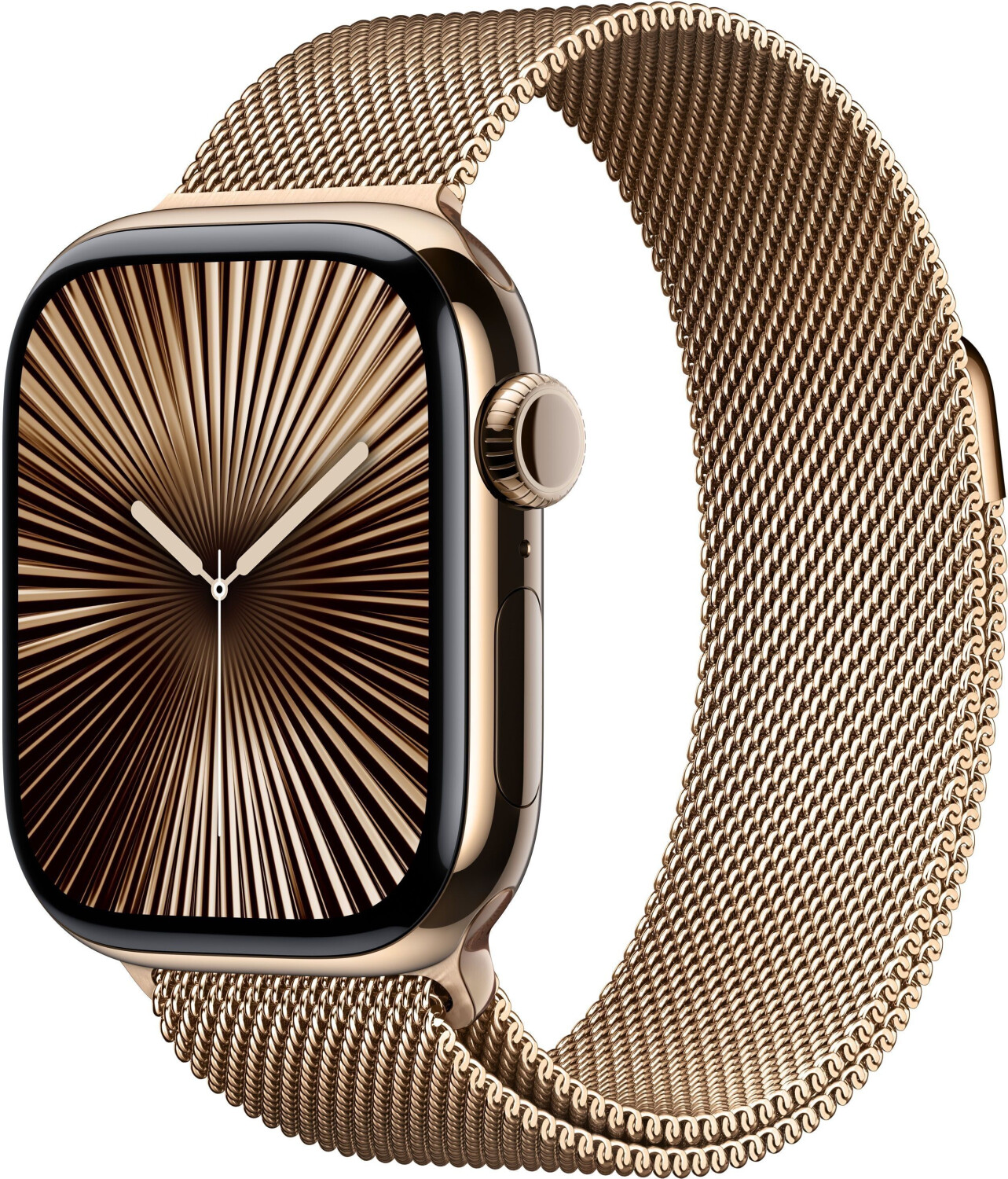 Apple Watch Series 10 4G 42 mm titanio dorado correa milanesa dorada desde 849 00 Compara precios en idealo