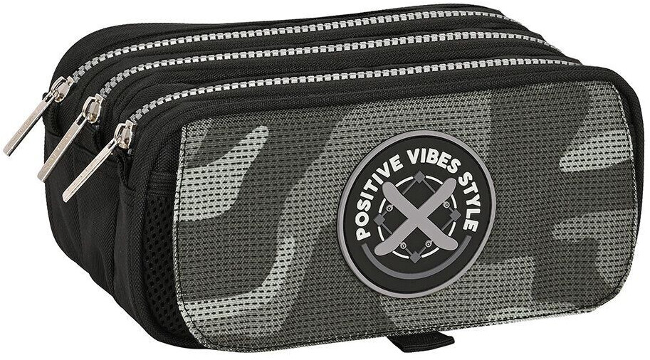 Safta Big Triple Pencil Case Safta Stone