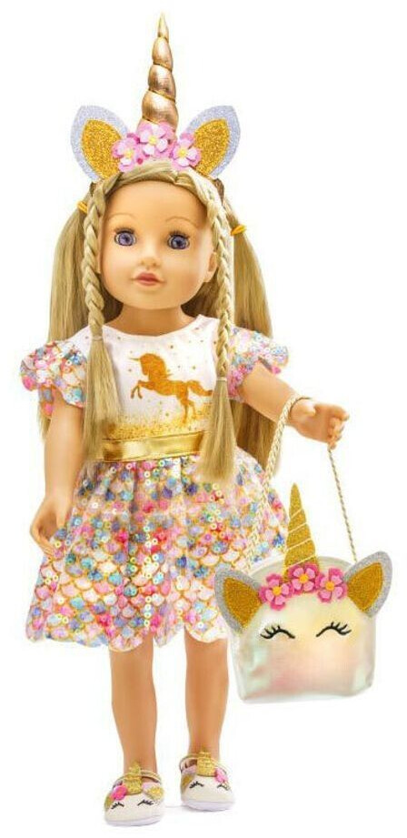 Heless Doll Accessories Glitter Unicorn Set 38-45 cm