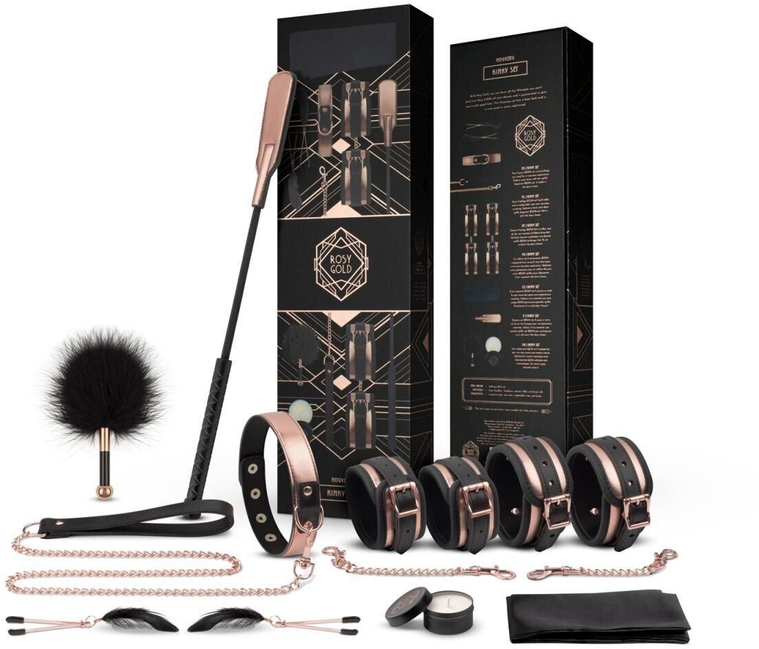 Rosy Gold Ensemble BDSM noir/rose