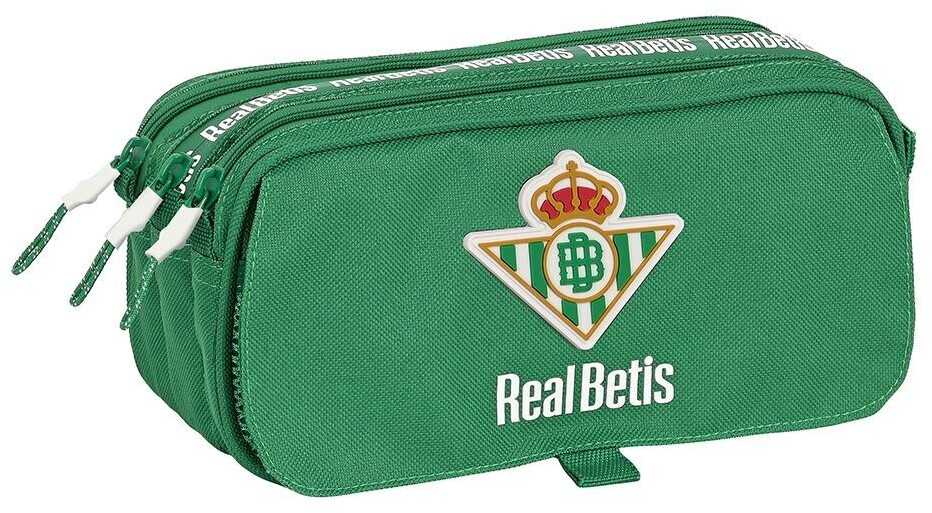 Safta Big Triple Recycled Pencil Case Real Betis Balompié