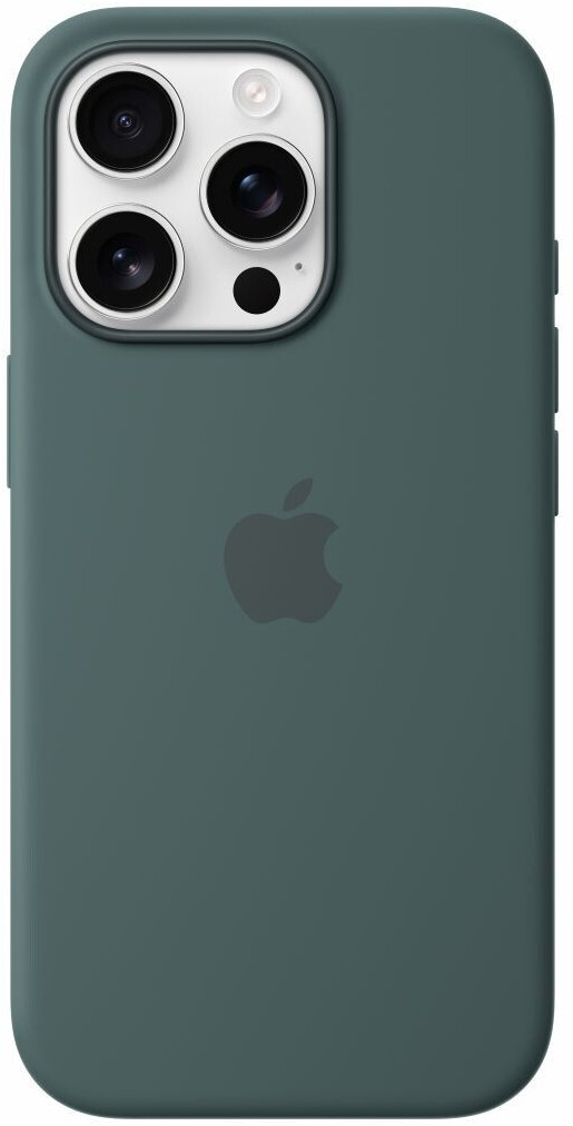 Apple Silicone Case with MagSafe (iPhone 16 Pro) Lake Green