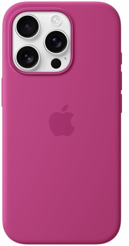 Apple Silicone Case with MagSafe (iPhone 16 Pro) Fuchsia