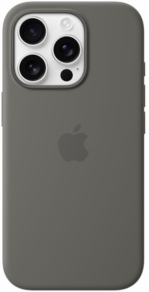 Apple Silicone Case with MagSafe (iPhone 16 Pro) Stone Gray
