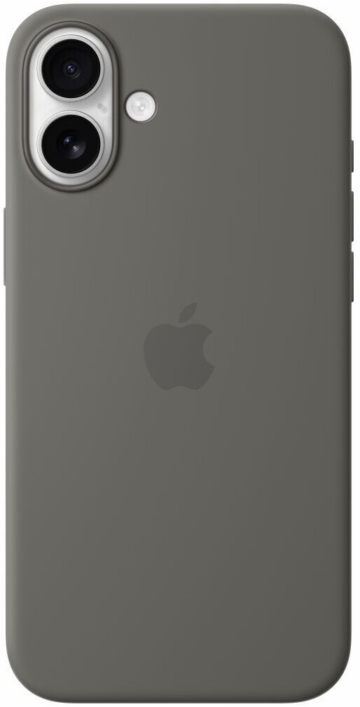 Apple Silicone Case with MagSafe (iPhone 16 Plus) Stone Gray