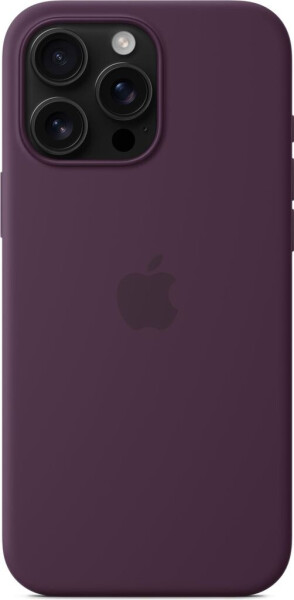 Apple Silikon Case mit MagSafe (iPhone 16 Pro Max) Pflaume